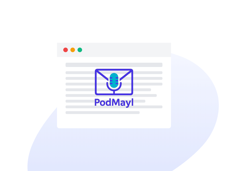 PodMayl App Illustration